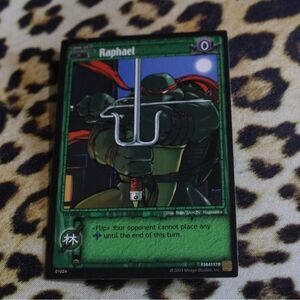 TMNT Raphael Trading Card